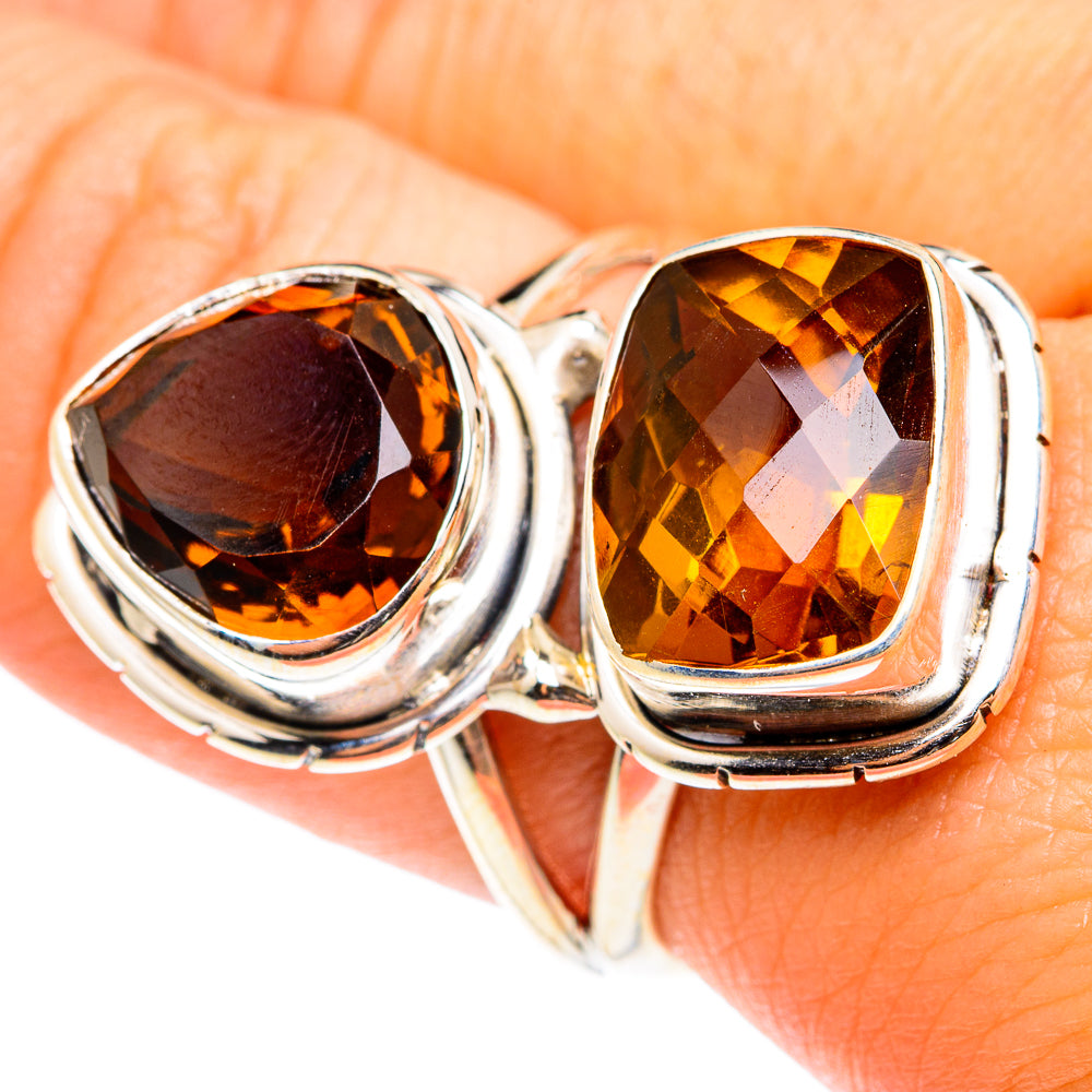 Mandarin Citrine Rings handcrafted by Anasilvercos - RING75596