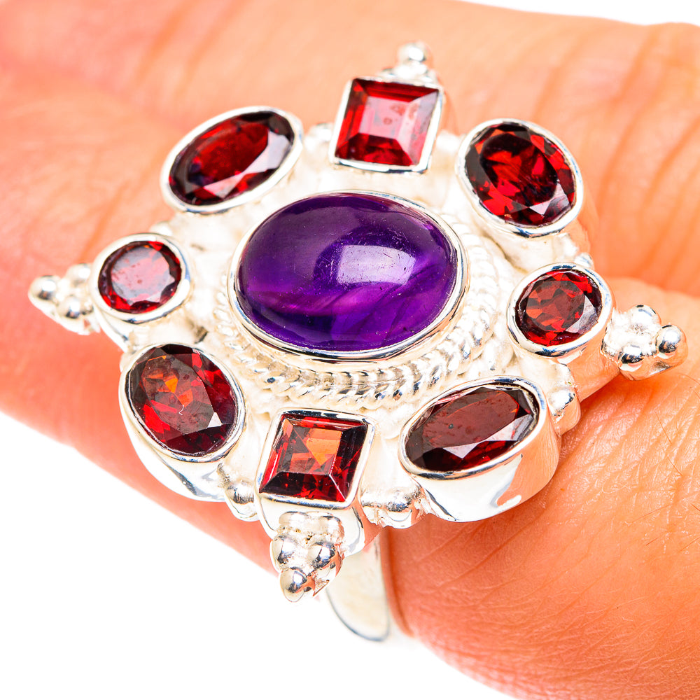 Amethyst Rings handcrafted by Anasilvercos - RING75602