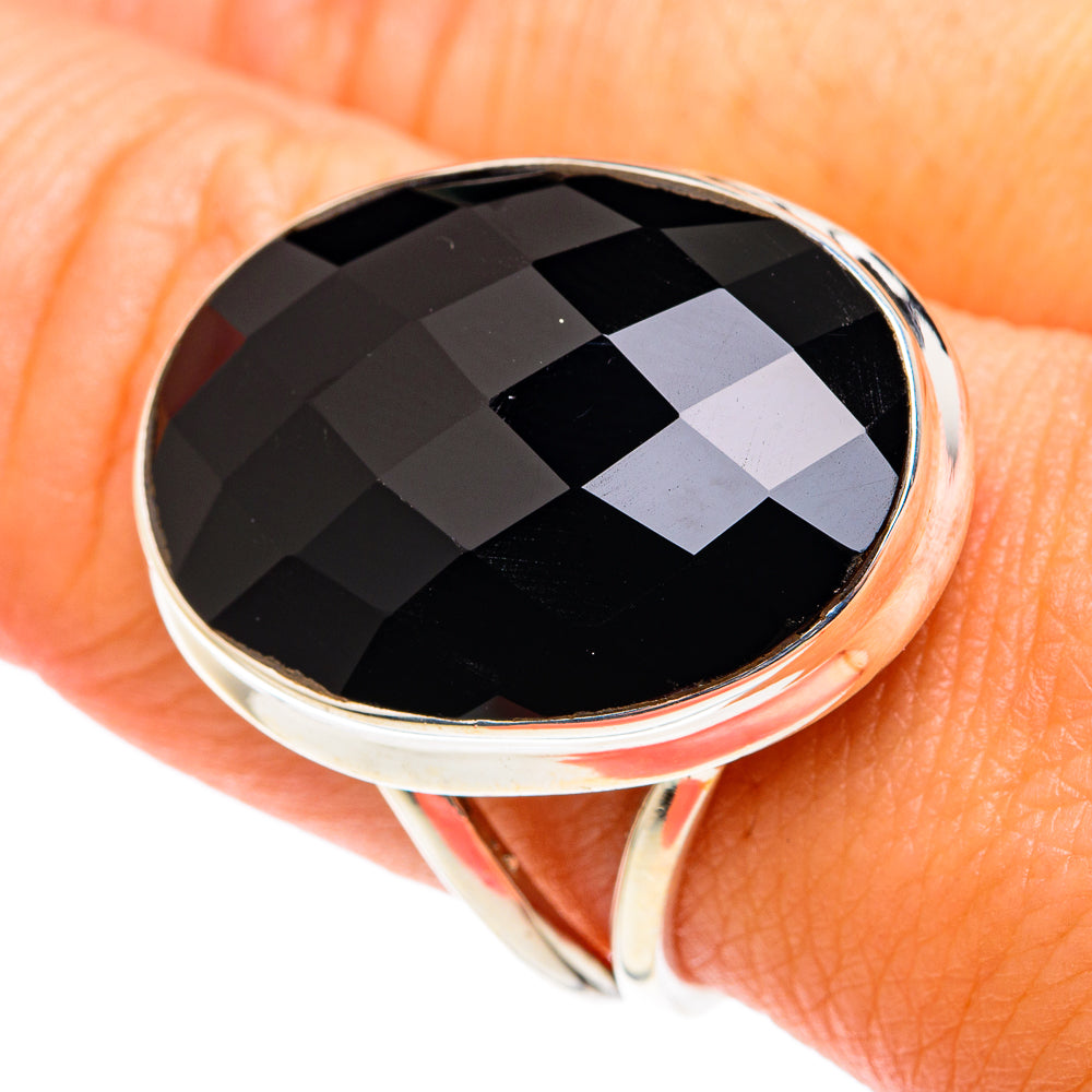 Black Onyx Rings handcrafted by Anasilvercos - RING75603