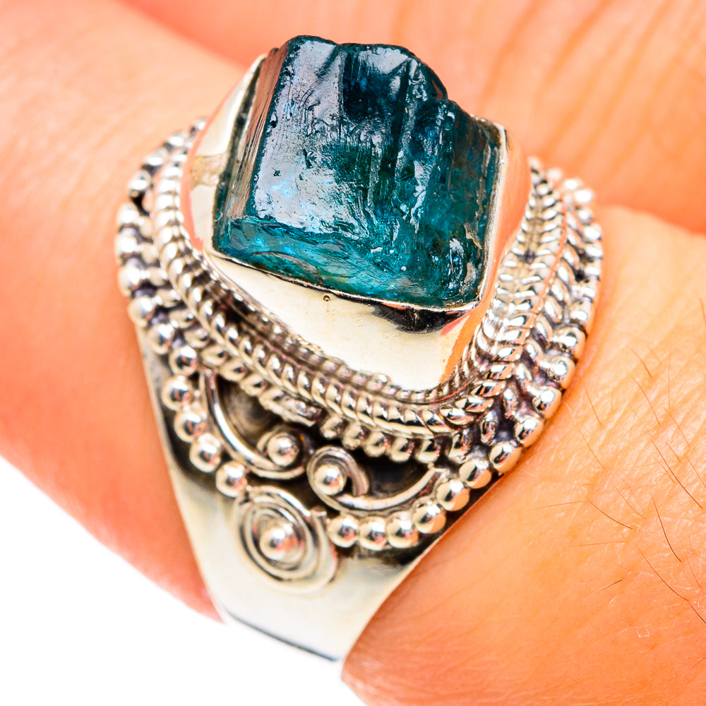 Apatite Rings handcrafted by Anasilvercos - RING75622