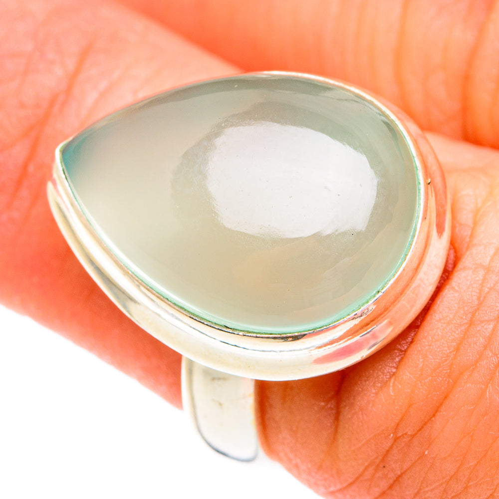 Prehnite Rings handcrafted by Anasilvercos - RING75623