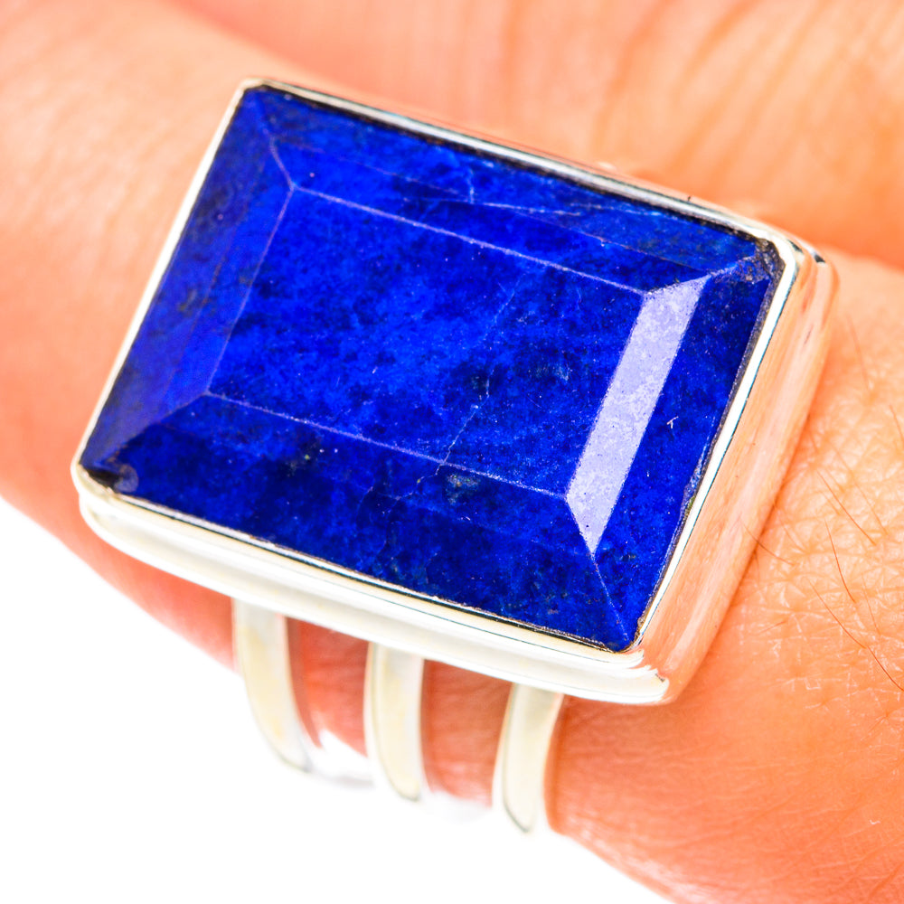 Lapis Lazuli Rings handcrafted by Anasilvercos - RING75624