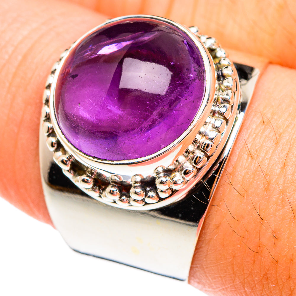 Amethyst Rings handcrafted by Anasilvercos - RING75642