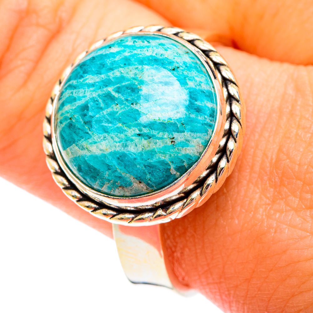 Amazonite Rings handcrafted by Anasilvercos - RING75657