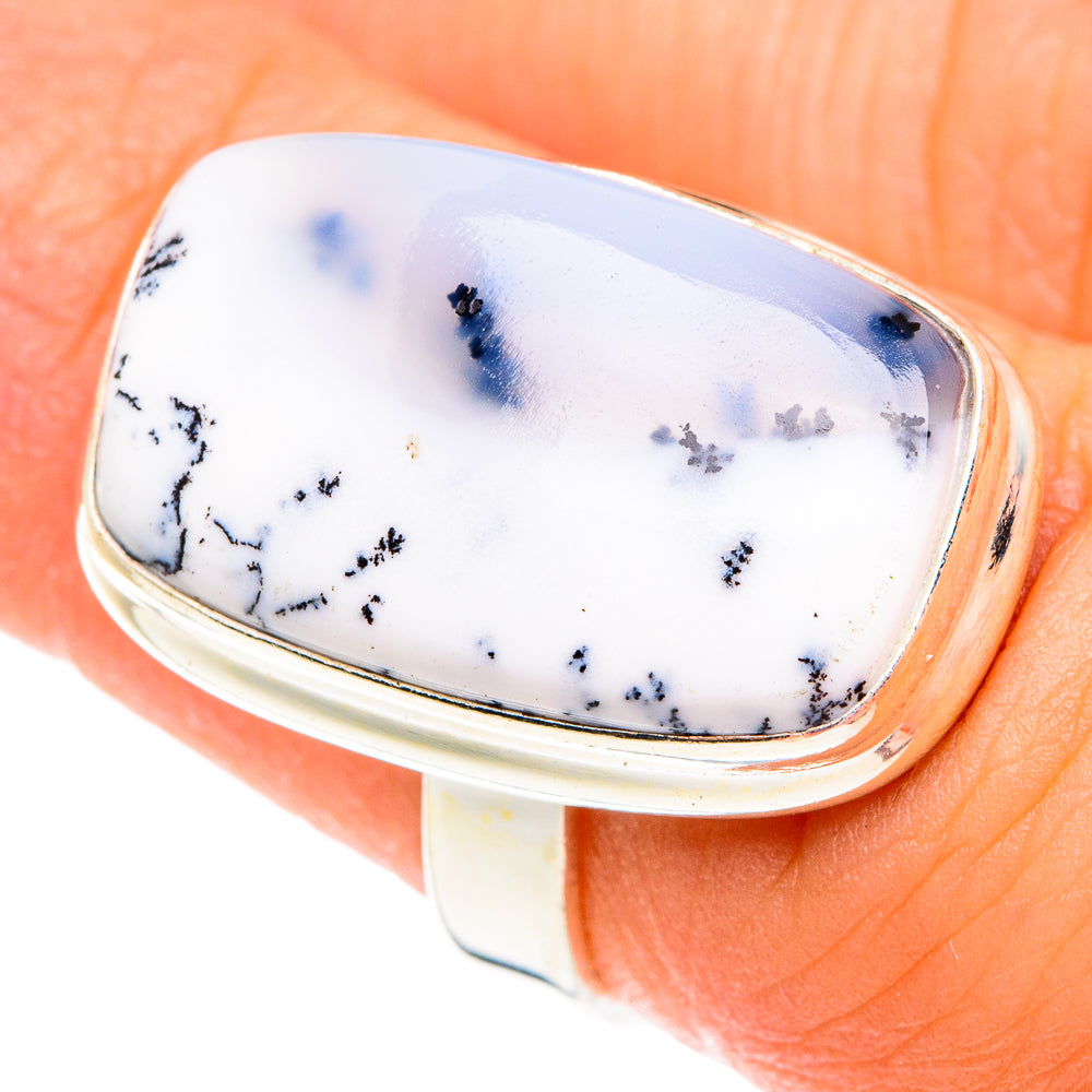 Dendritic Opal Rings handcrafted by Anasilvercos - RING75672