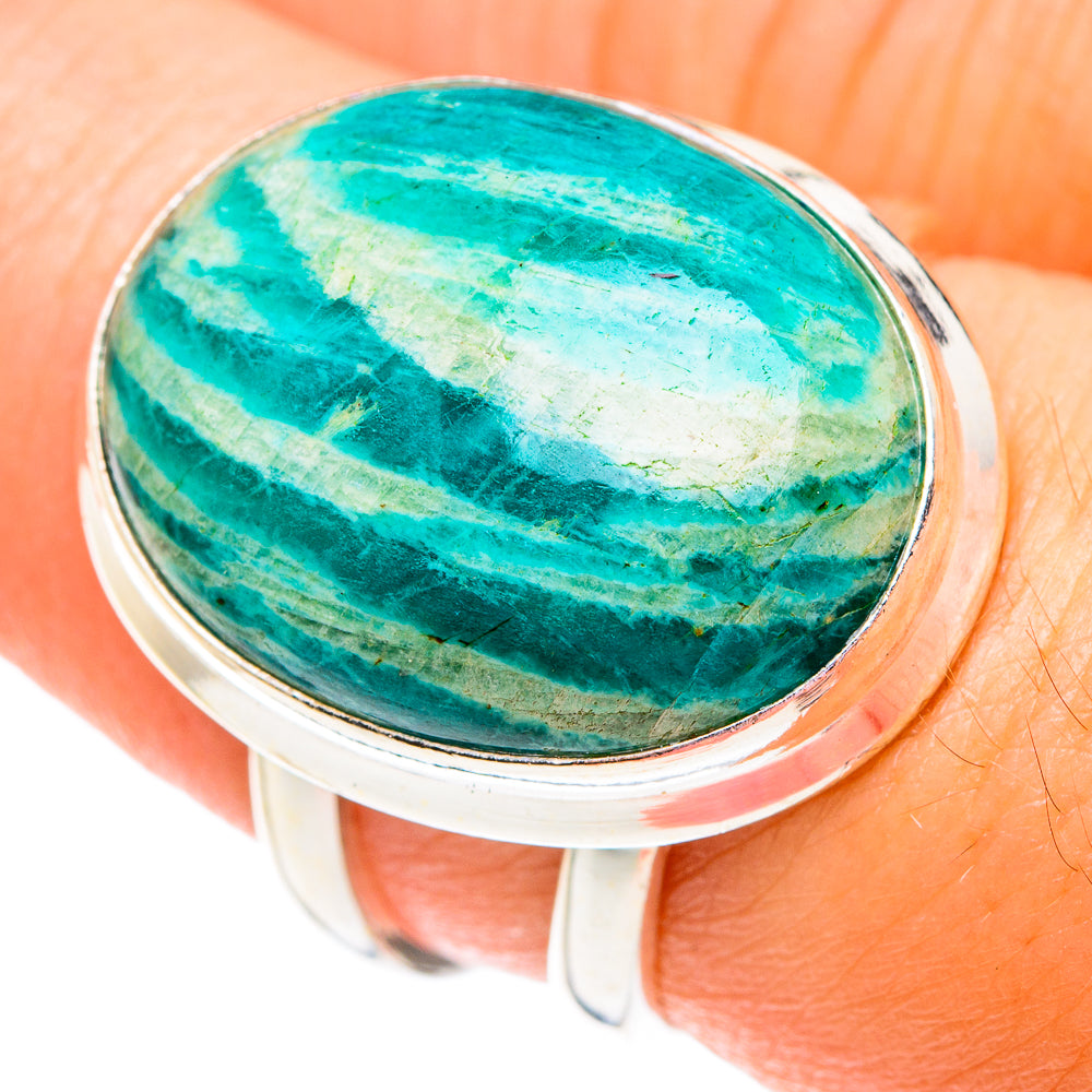 Amazonite Rings handcrafted by Anasilvercos - RING75683