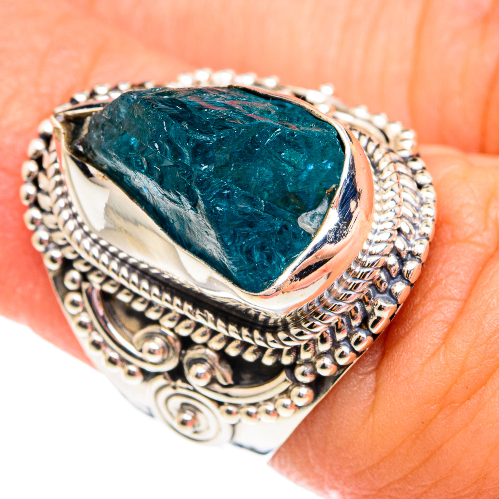Apatite Rings handcrafted by Anasilvercos - RING75701