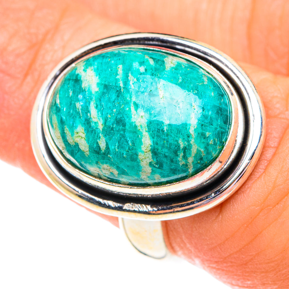 Amazonite Rings handcrafted by Anasilvercos - RING75709