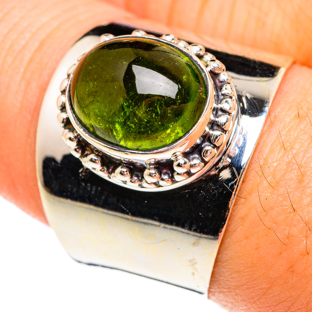 Peridot Rings handcrafted by Anasilvercos - RING75732