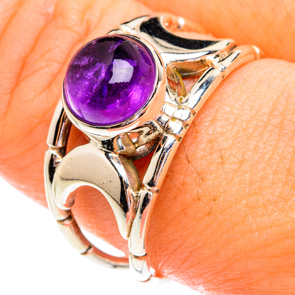 Amethyst Rings handcrafted by Anasilvercos - RING75740