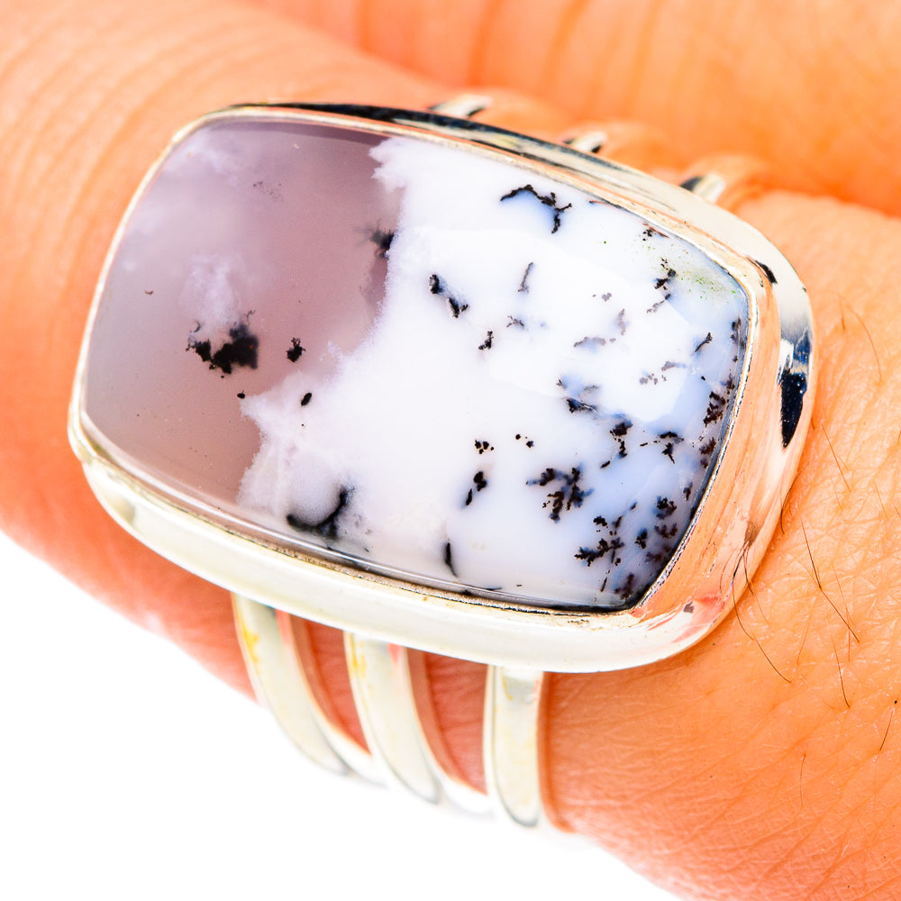 Dendritic Opal Rings handcrafted by Anasilvercos - RING75745