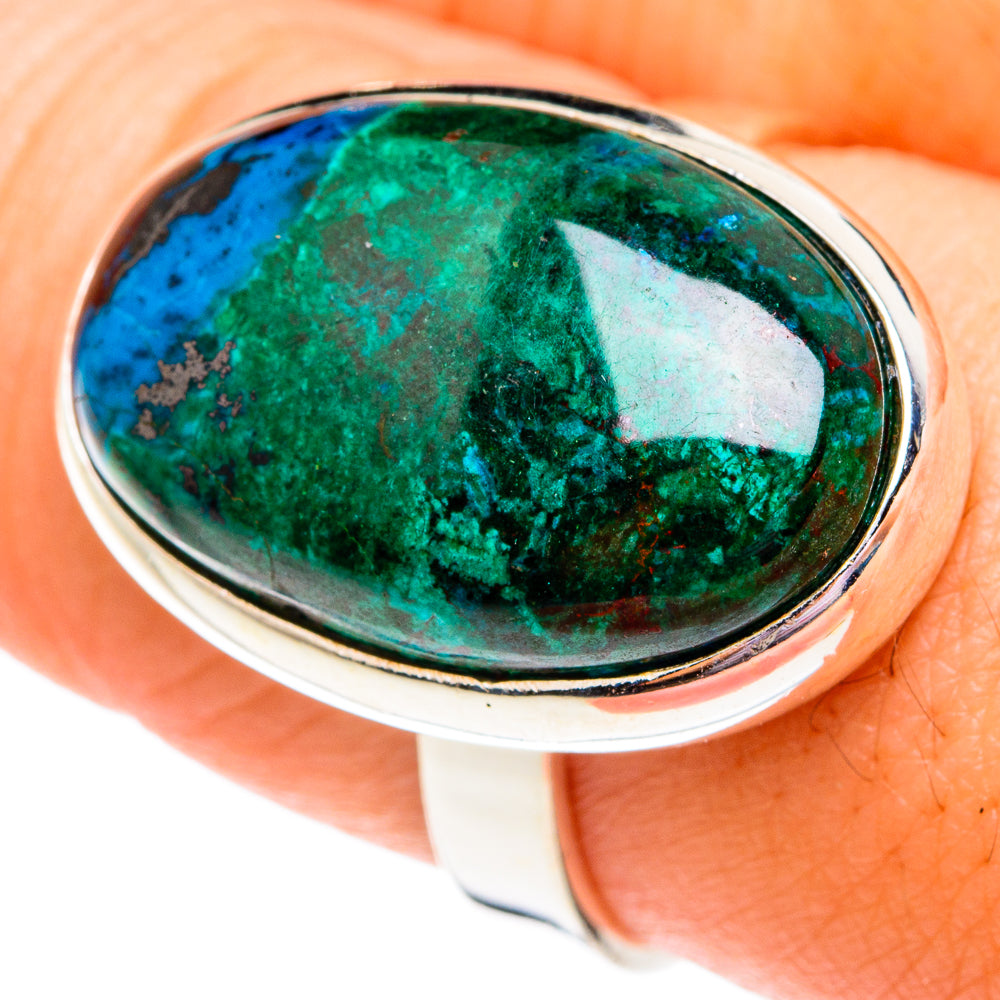 Chrysocolla Rings handcrafted by Anasilvercos - RING75754