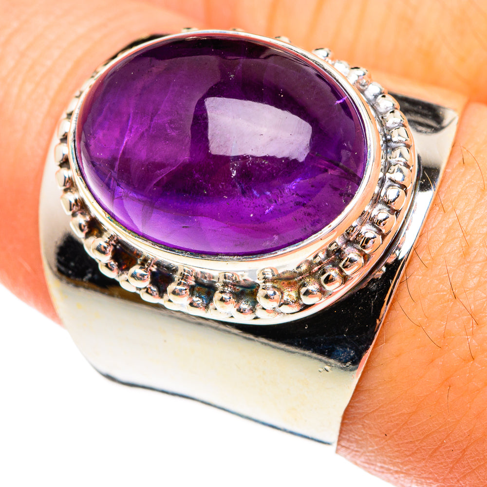 Amethyst Rings handcrafted by Anasilvercos - RING75760