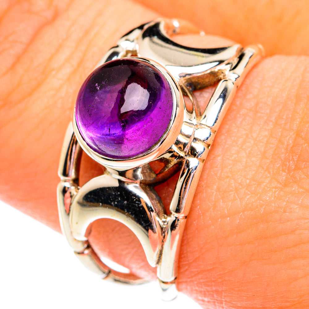 Amethyst Rings handcrafted by Anasilvercos - RING75761