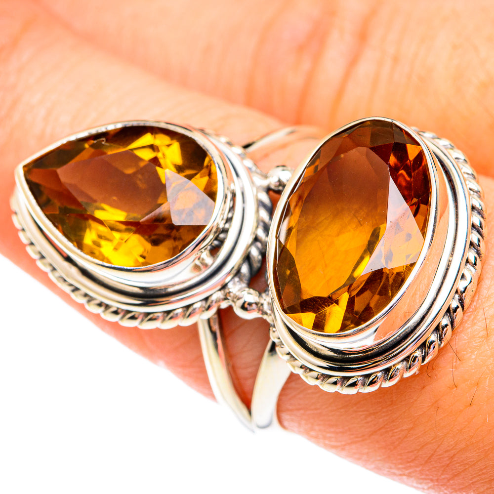 Citrine Rings handcrafted by Anasilvercos - RING75837