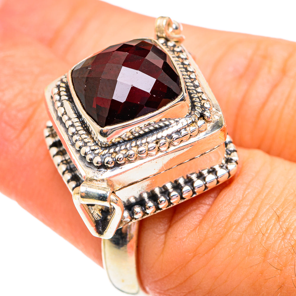 Garnet Rings handcrafted by Anasilvercos - RING75844
