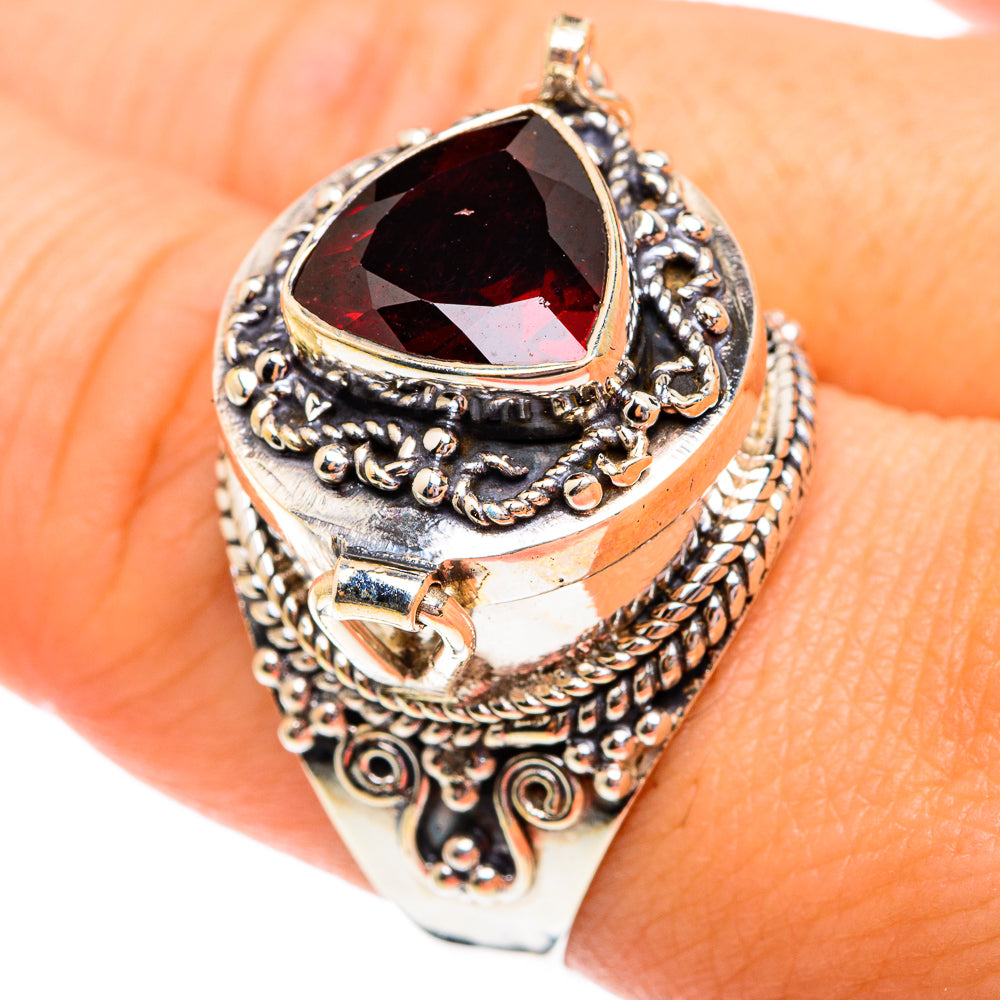 Garnet Rings handcrafted by Anasilvercos - RING75845