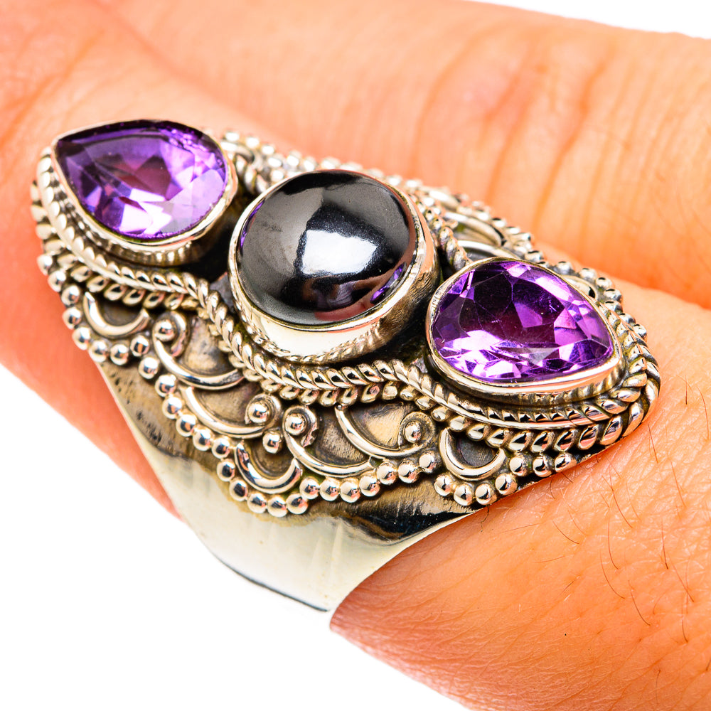 Hematite Rings handcrafted by Anasilvercos - RING75849