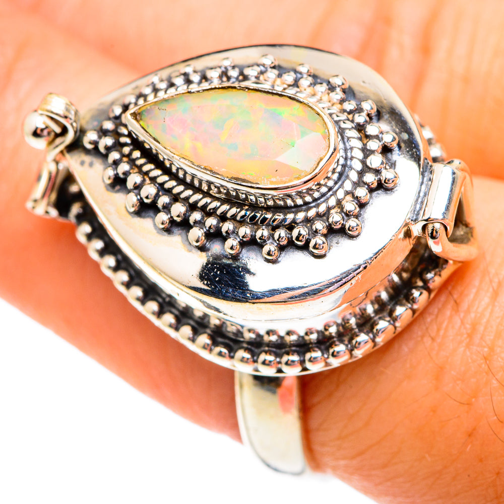 Ethiopian Opal Rings handcrafted by Anasilvercos - RING75854