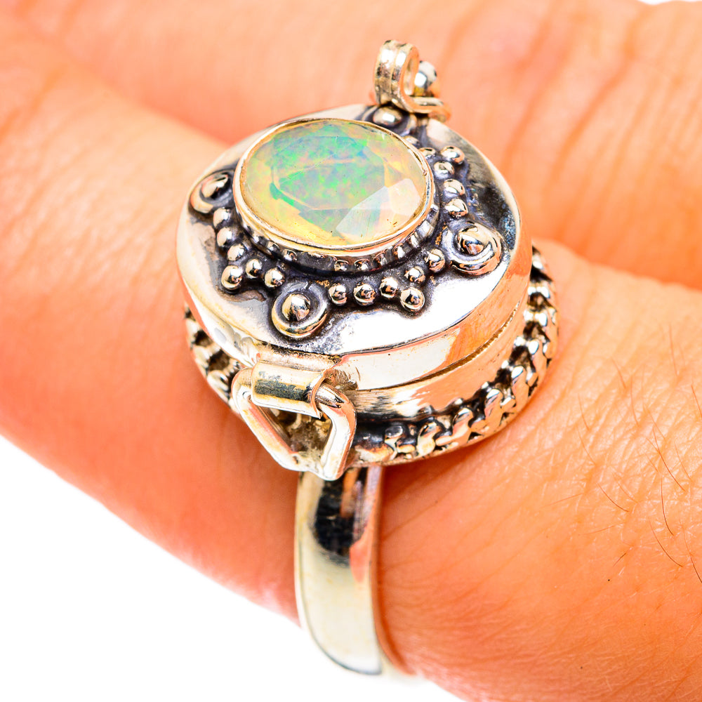 Ethiopian Opal Rings handcrafted by Anasilvercos - RING75857