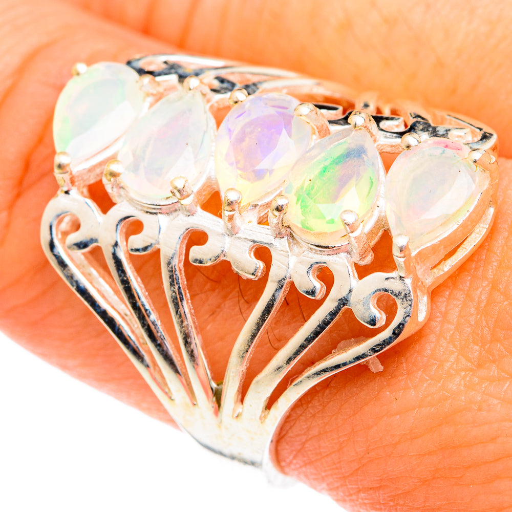 Ethiopian Opal Rings handcrafted by Anasilvercos - RING75858