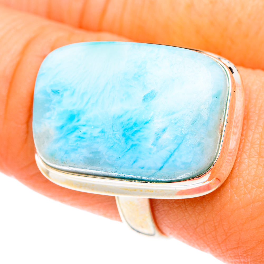 Larimar Rings handcrafted by Anasilvercos - RING75866