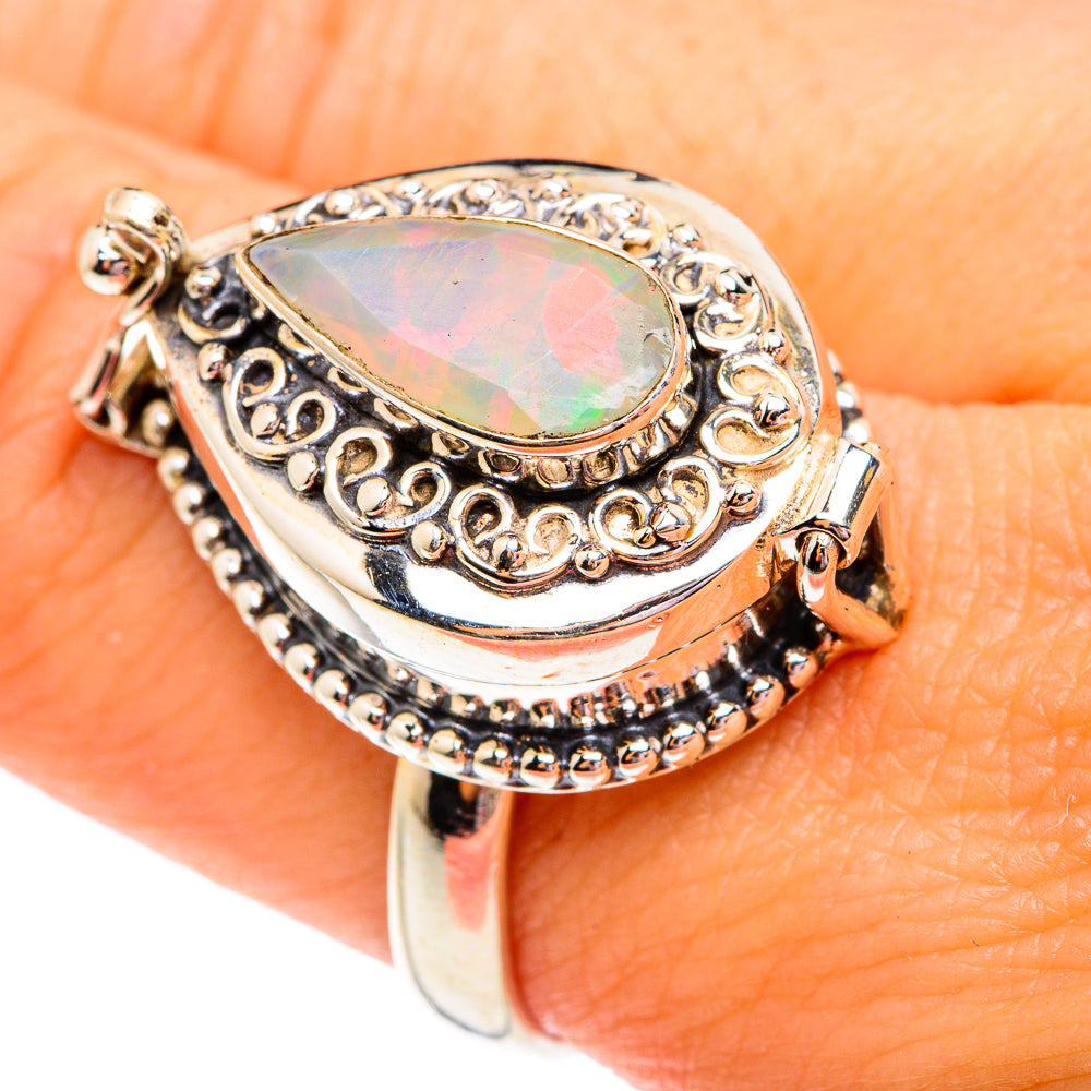 Ethiopian Opal Rings handcrafted by Anasilvercos - RING75893