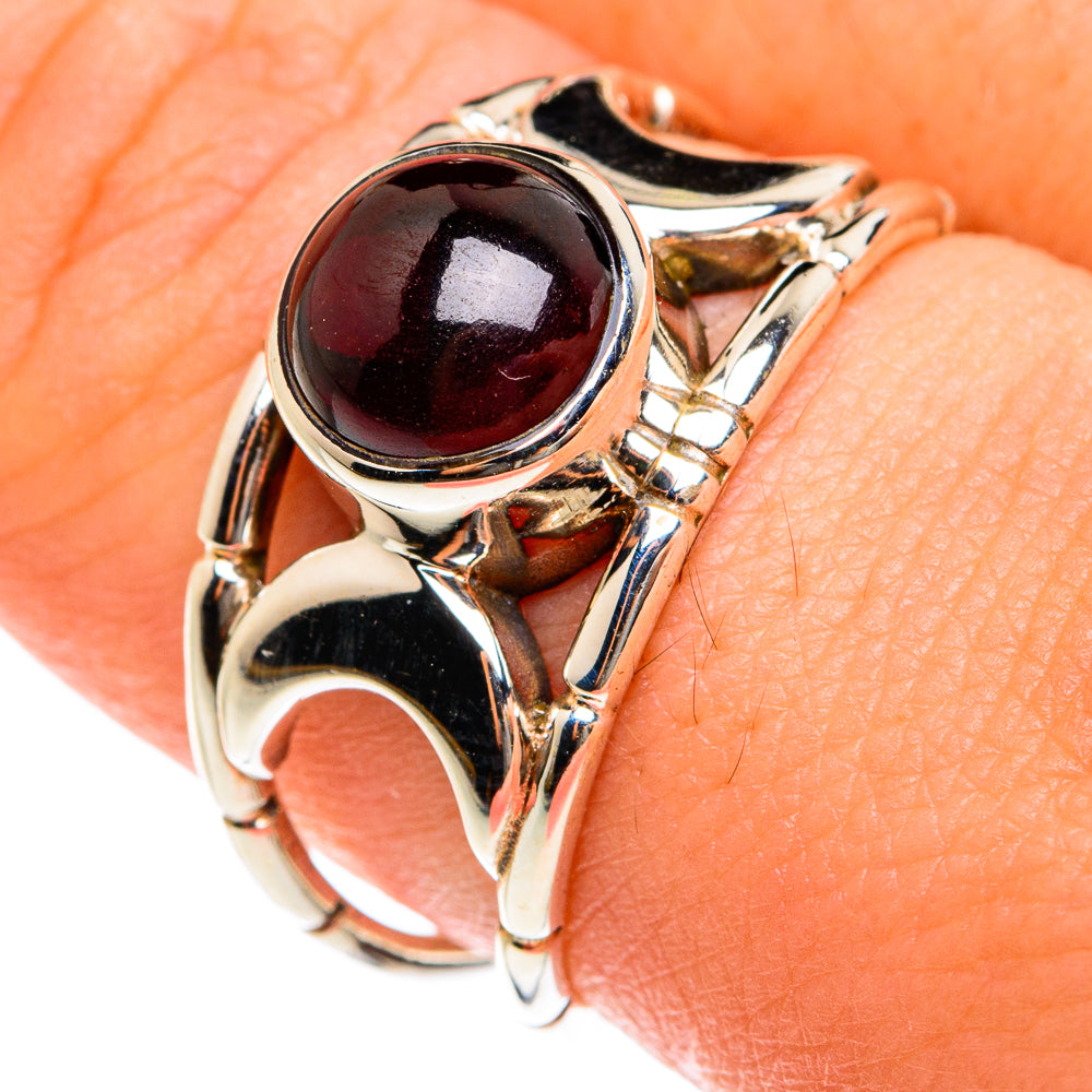 Garnet Rings handcrafted by Anasilvercos - RING75939