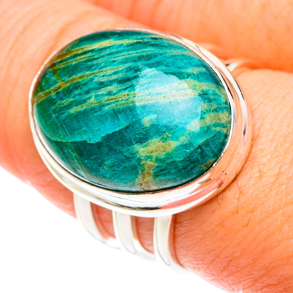 Amazonite Rings handcrafted by Anasilvercos - RING75981