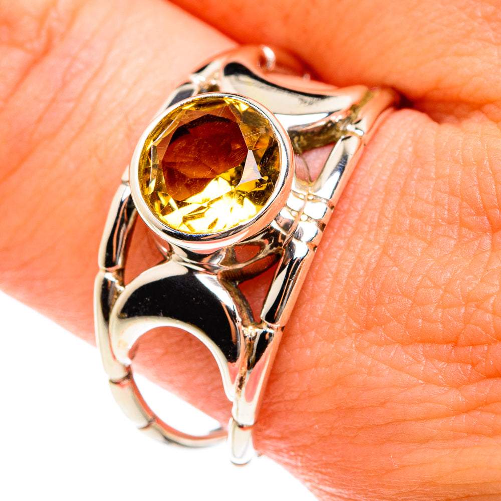 Citrine Rings handcrafted by Anasilvercos - RING75983