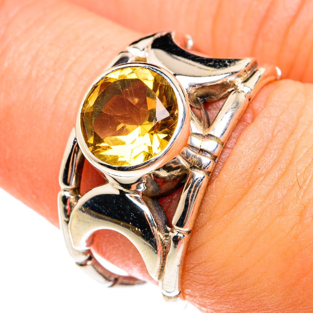 Citrine Rings handcrafted by Anasilvercos - RING76058