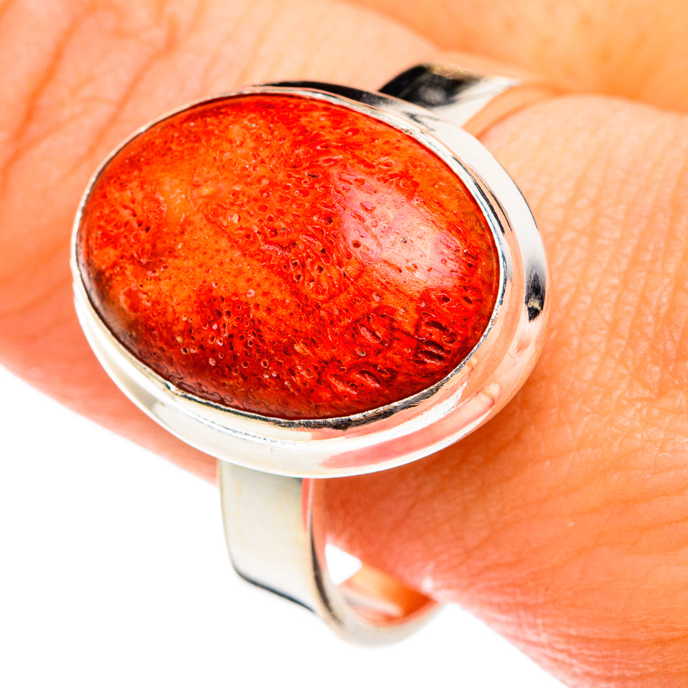 Sponge Coral Rings handcrafted by Anasilvercos - RING76078
