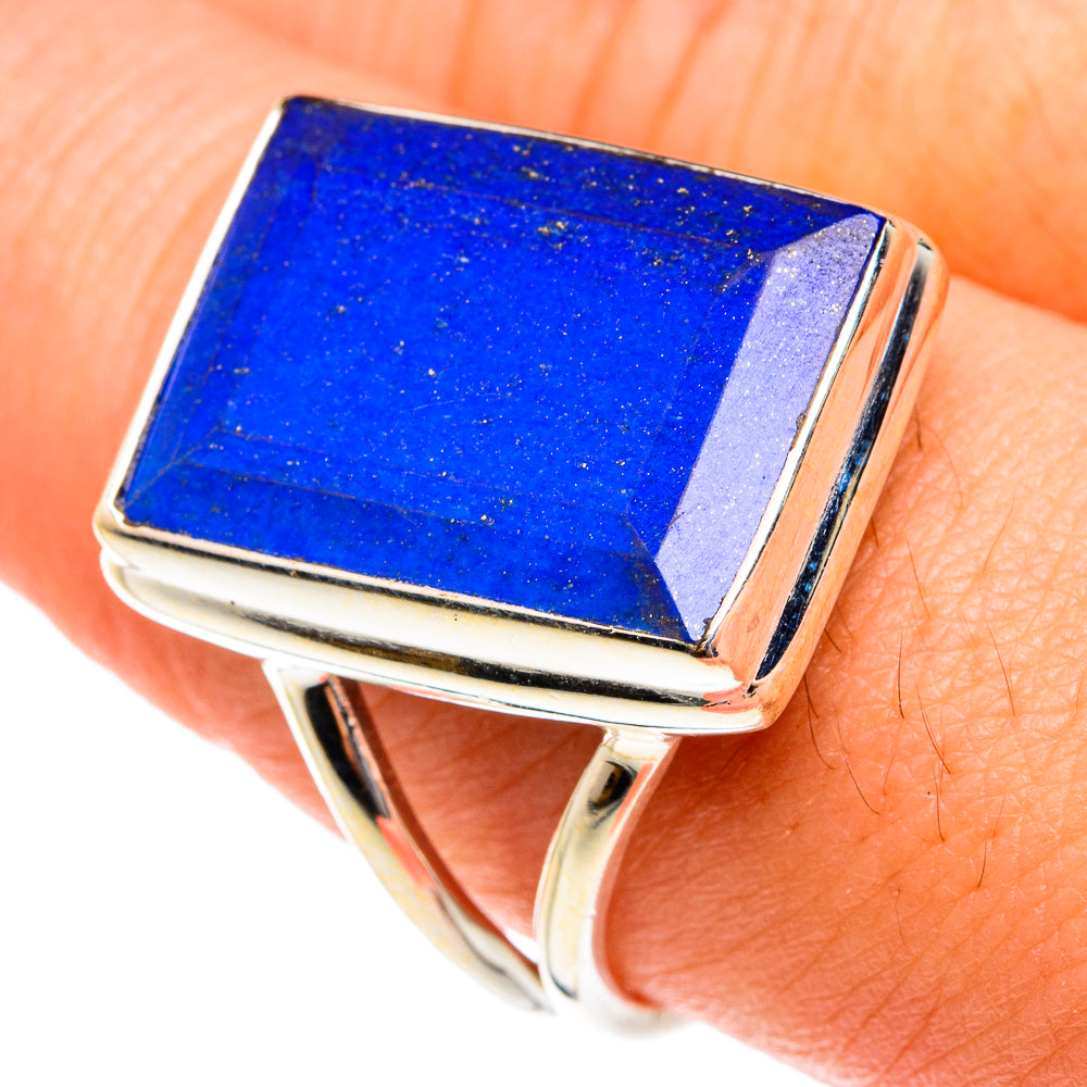 Lapis Lazuli Rings handcrafted by Anasilvercos - RING76094