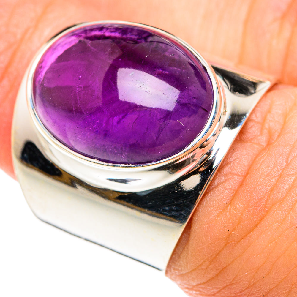 Amethyst Rings handcrafted by Anasilvercos - RING76106