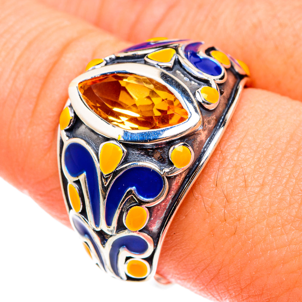 Citrine Rings handcrafted by Anasilvercos - RING76132