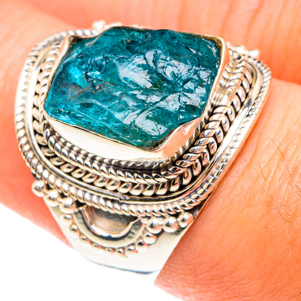 Apatite Rings handcrafted by Anasilvercos - RING76137
