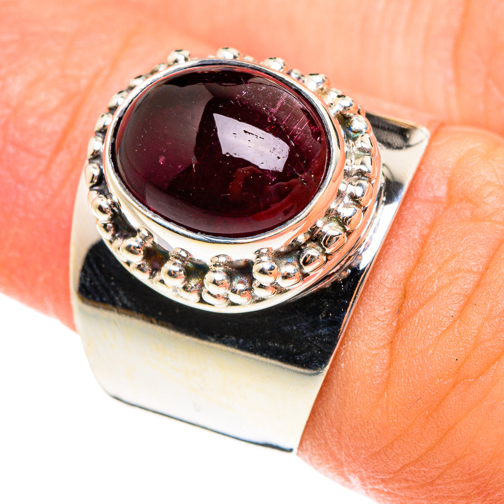 Garnet Rings handcrafted by Anasilvercos - RING76147