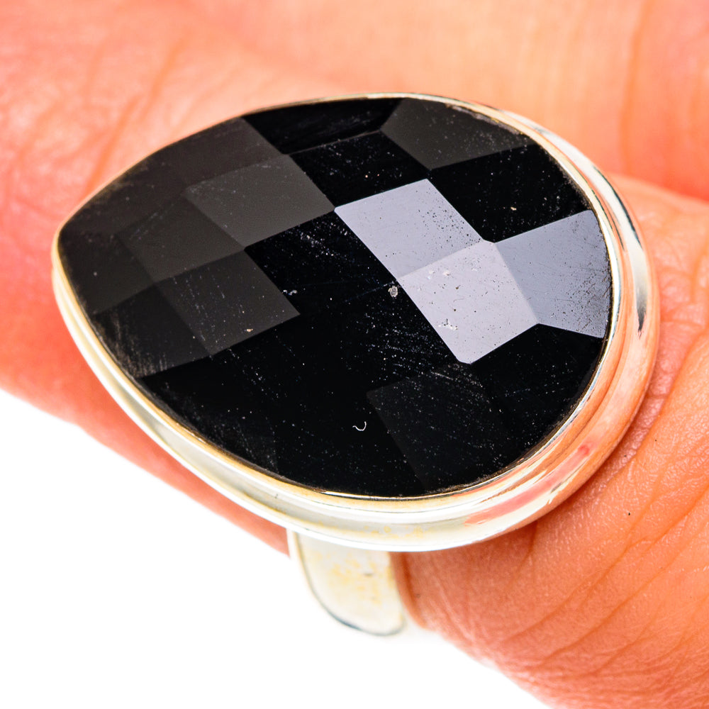 Black Onyx Rings handcrafted by Anasilvercos - RING76155