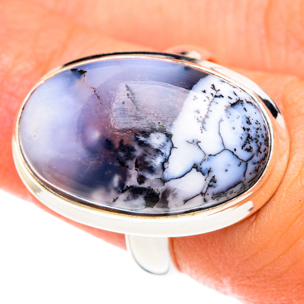 Dendritic Opal Rings handcrafted by Anasilvercos - RING76157