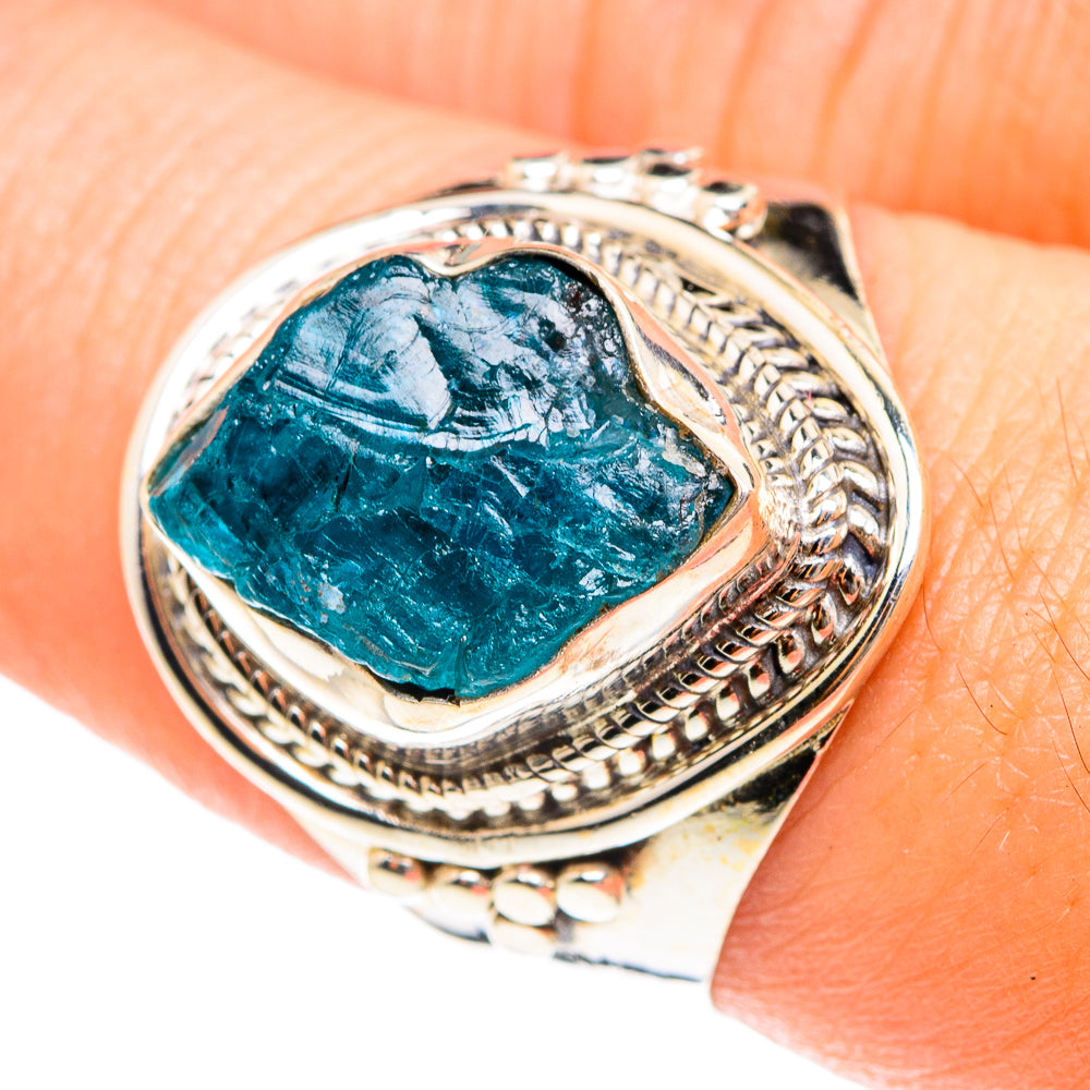 Apatite Rings handcrafted by Anasilvercos - RING76165