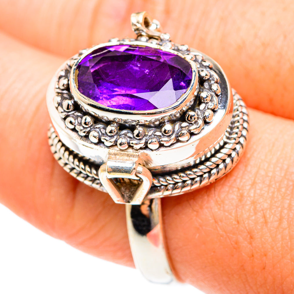 Amethyst Rings handcrafted by Anasilvercos - RING76182