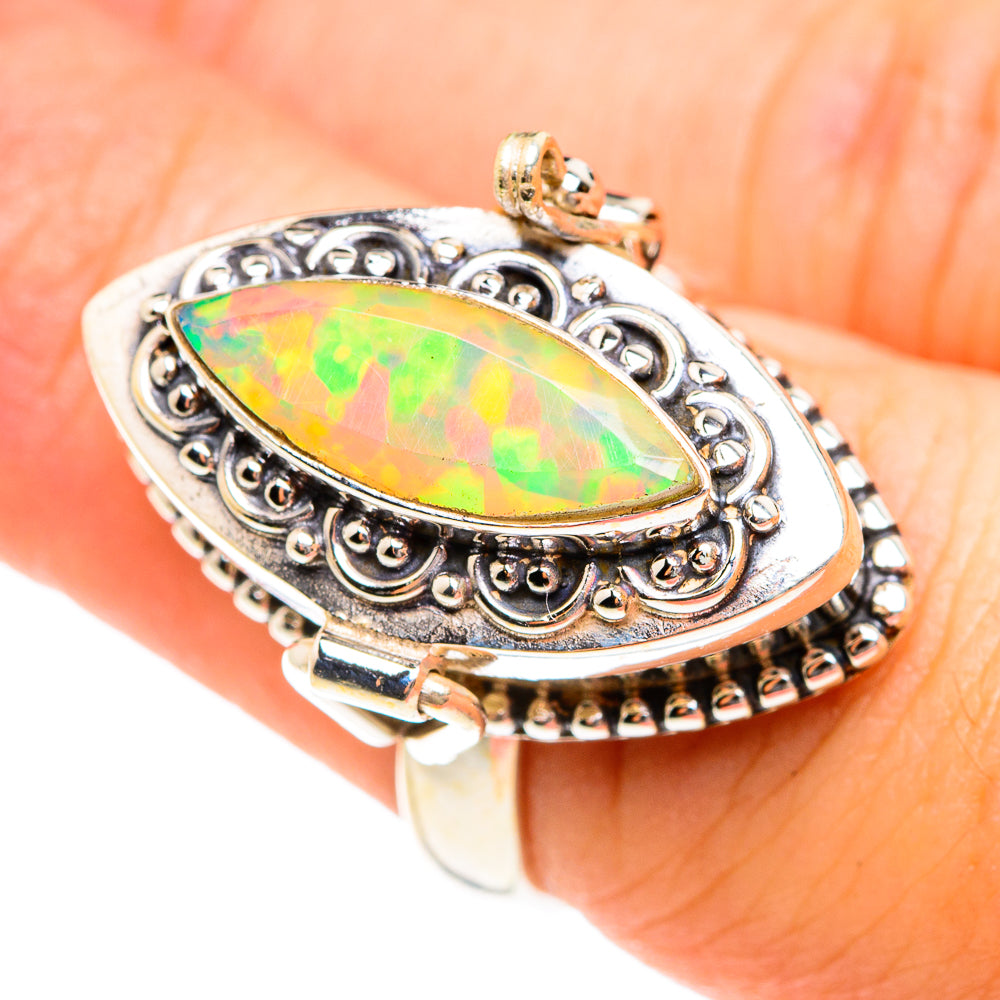Ethiopian Opal Rings handcrafted by Anasilvercos - RING76190