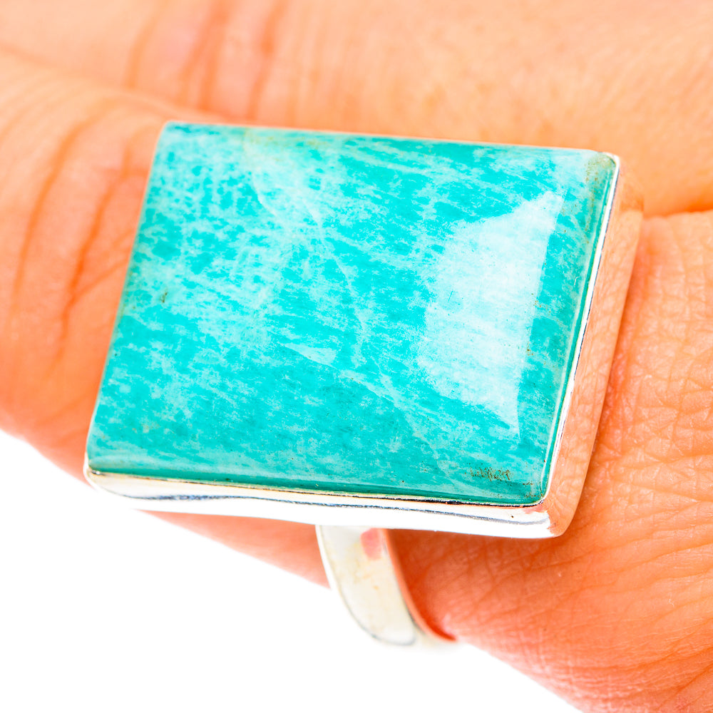 Amazonite Rings handcrafted by Anasilvercos - RING76203