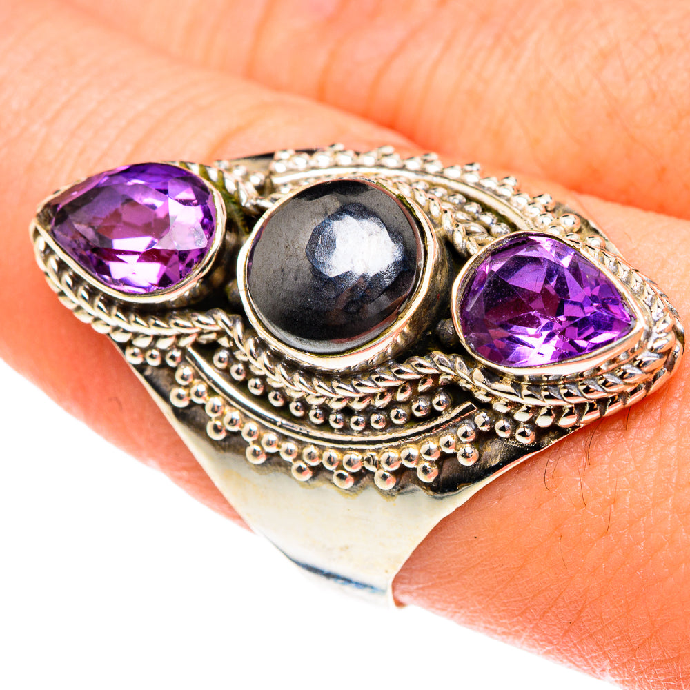 Hematite Rings handcrafted by Anasilvercos - RING76216