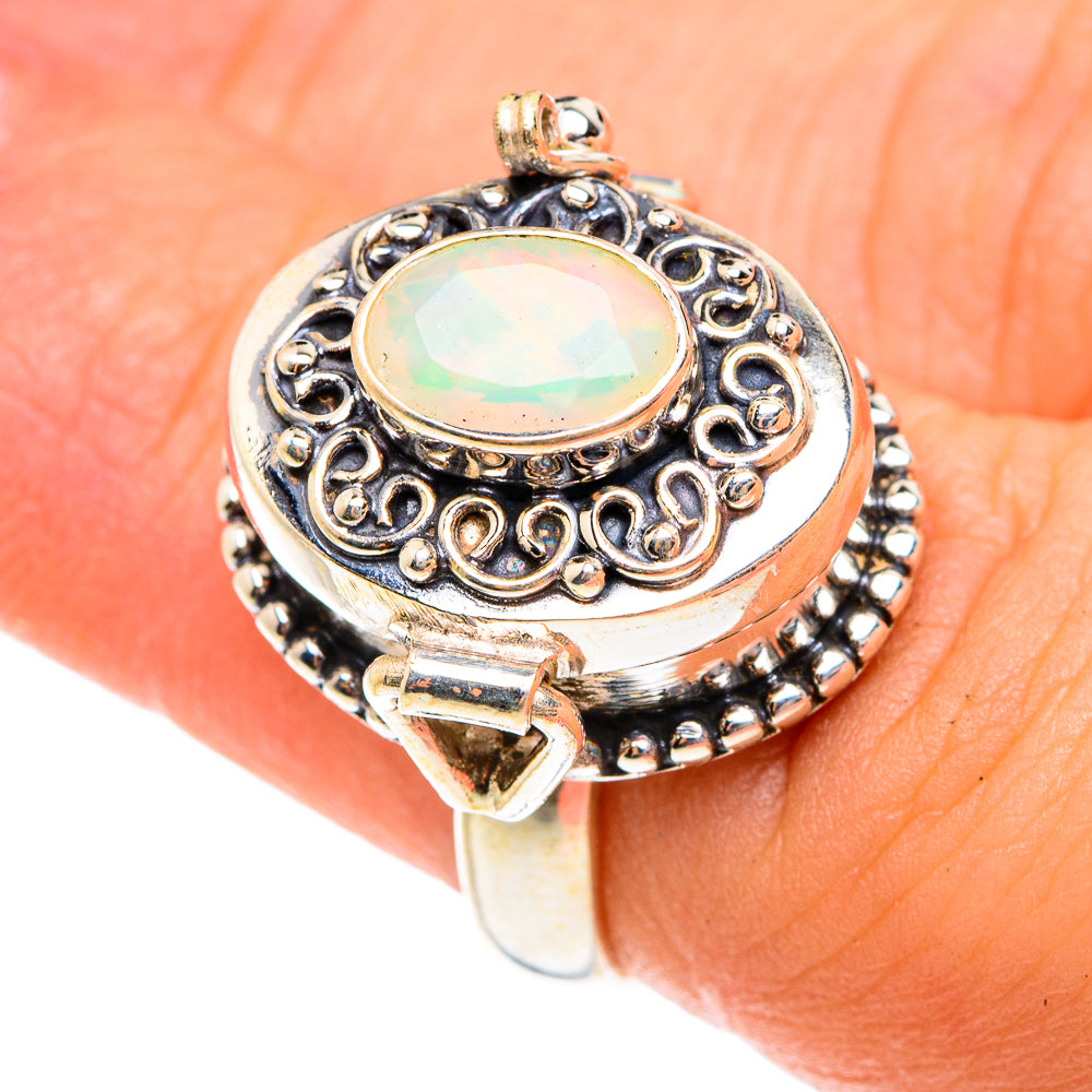 Ethiopian Opal Rings handcrafted by Anasilvercos - RING76221