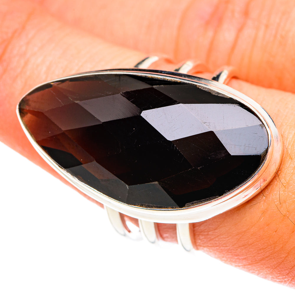 Smoky Quartz Rings handcrafted by Anasilvercos - RING76231