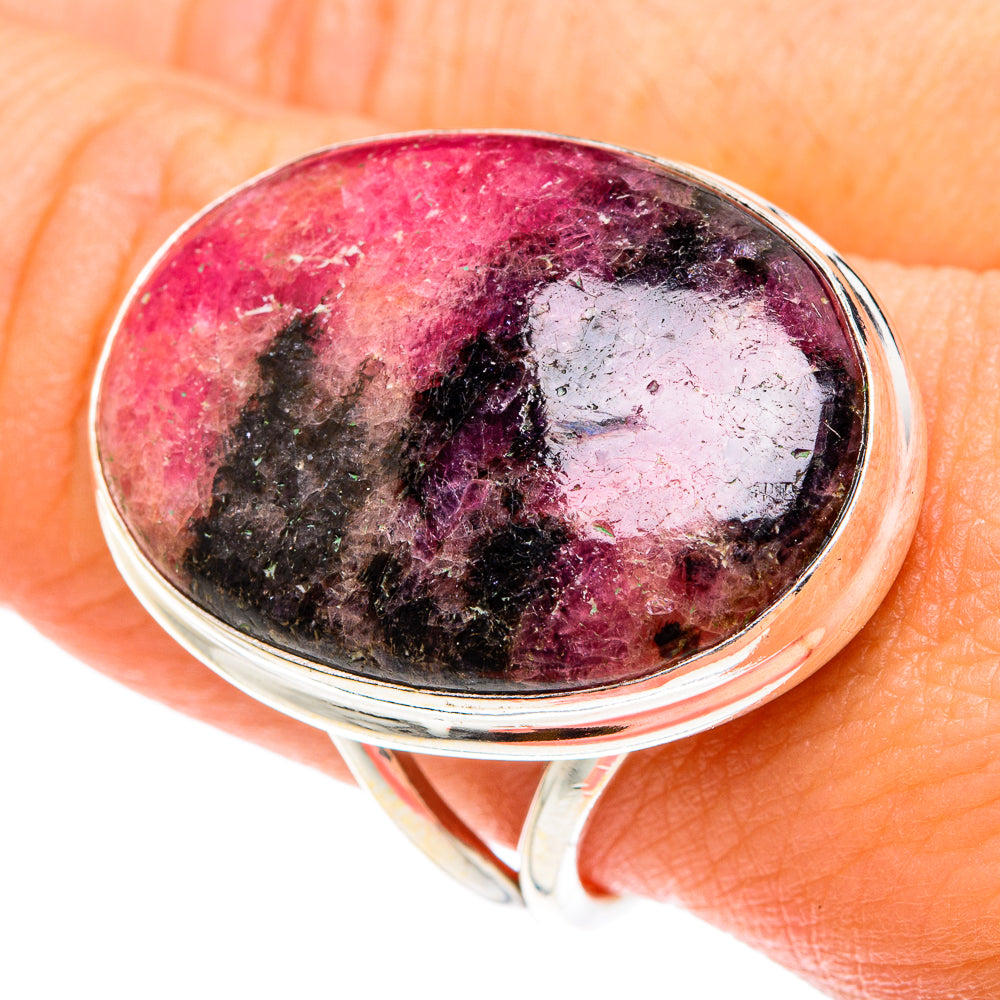 Rhodonite Rings handcrafted by Anasilvercos - RING76234