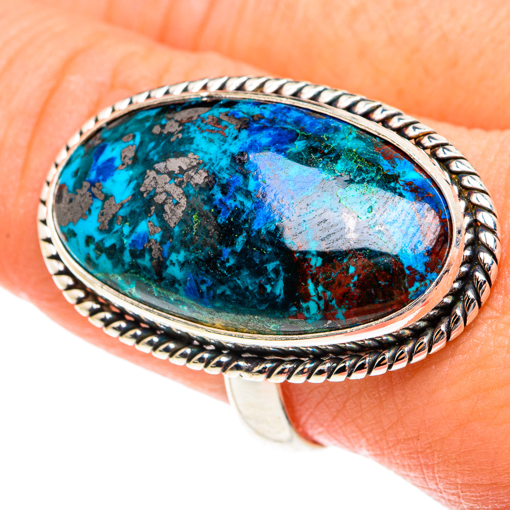 Shattuckite Rings handcrafted by Anasilvercos - RING76245