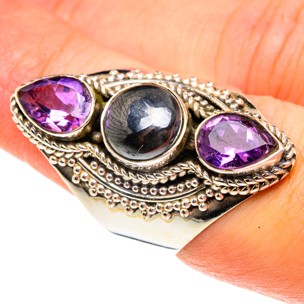 Hematite Rings handcrafted by Anasilvercos - RING76254