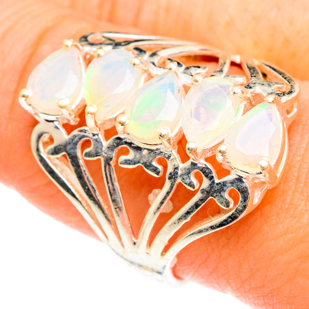 Ethiopian Opal Rings handcrafted by Anasilvercos - RING76263